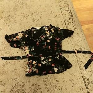 Wrap blouse